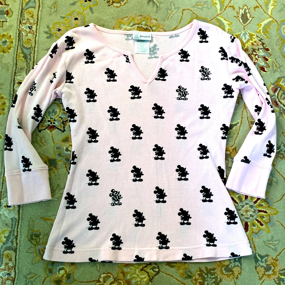 Disneyland Mickey Mouse rhinestone top, size S